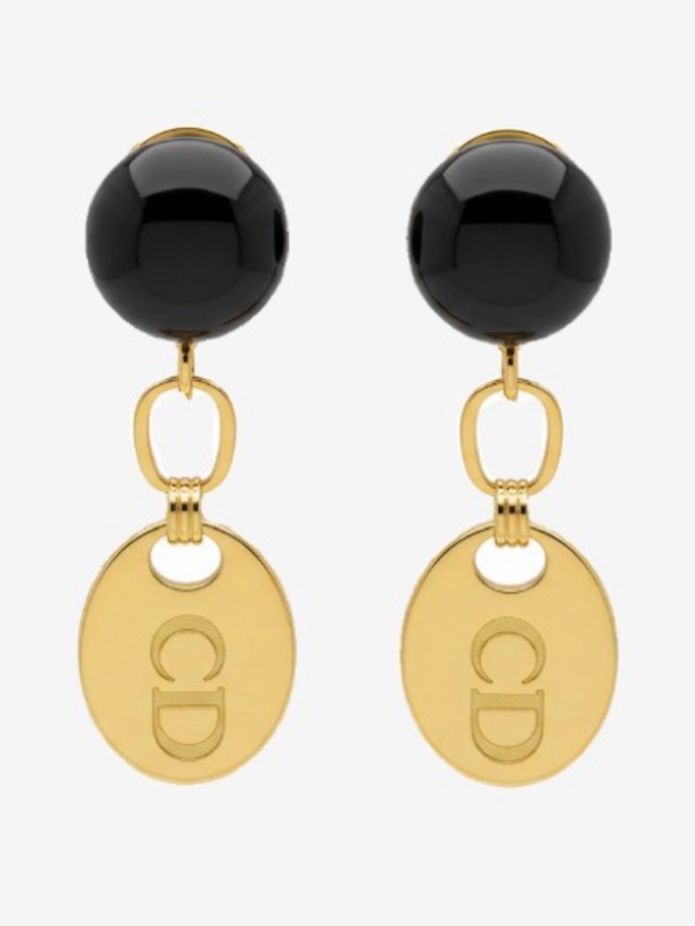 🛍️Dior Authentic Vintage 1990s Rare Gold Plated Clip On Earrings